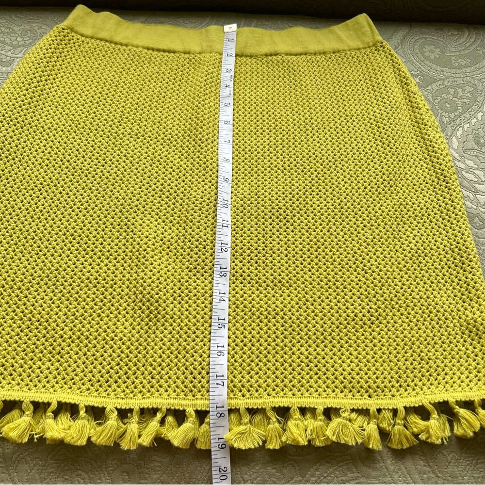NWT Anthropologie Celandine Crochet Tassel Mini Skirt Size XL - Picture 9 of 10